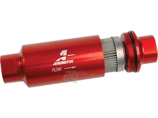 Aeromotive Фильтр топливный 100 микрон (вход-вых. AN10) красный в Новосибирске