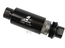 Aeromotive Фильтр топливный 100 микрон (вход-вых. AN10) черный в Новосибирске