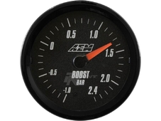 Aem Датчик давления турбины,  до 2.4 Bar, линейный выход 0-5 V (52mm)  7 цветов подсветки в Новосибирске