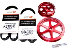 OBX Racing Комплект шкивов для Honda Civic D15/16/17 (красный) в Новосибирске