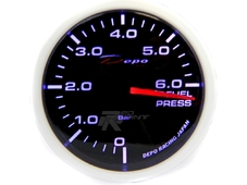 Depo Racing Датчик давление топлива, 2 цвета подсветка (52мм) в Новосибирске