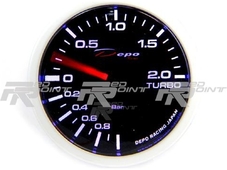 Depo Racing Датчик давление турбины до 2.0 BAR, 2 цвета подсветка (60мм) в Новосибирске