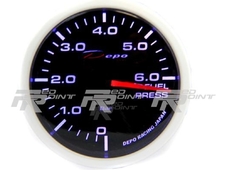 Depo Racing Датчик давление топлива, 2 цвета подсветка (60мм) в Новосибирске