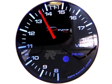 Depo Racing Датчик напряжение в бортовой сети-вольт,Тревога, Пики, 7цвет. подсвет.(52мм) в Новосибирске