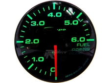 Depo Racing Датчик давление топлива,Тревога, Пики, 7 цветов подсветка  (52мм)