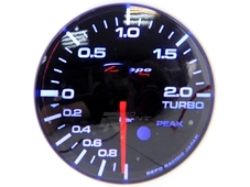 Depo Racing Датчик давление турбины до 2.0 BAR ,Тревога, Пики, 7 цветов подсветка  (52мм) в Новосибирске