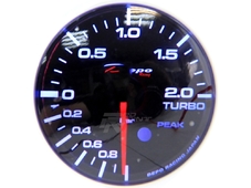 Depo Racing Датчик давление турбины до 2.0 BAR ,Тревога, Пики, 7 цветов подсветка  (60мм) в Новосибирске