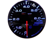 Depo Racing Датчик давление топлива,Тревога, Пики, 7 цветов подсветка  (60мм) в Новосибирске