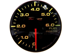 Depo Racing Датчик давление топлива,Тревога, Пики, 7 цветов подсветка  (60мм)