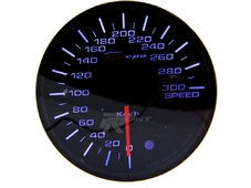 Depo Racing Датчик спидометер до 300 км/ч ,Тревога, Пики, 2 цвета подсветки (95мм) в Новосибирске