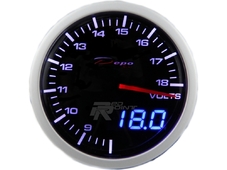 Depo Racing Датчик напряжение в борт.сети-вольт,Цифровой доп.диспл. 2 цвет.подсвет.(60мм) в Новосибирске