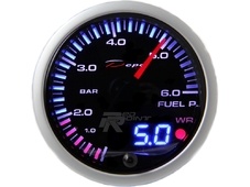 Depo Racing Датчик давление топлива, Цифровой доп.диспл.,Тревога,2 цвет.,подсвет.(60мм)