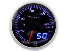 Depo Racing Датчик температуры масла, Цифровой доп.диспл.,Тревога,2 цвет.,подсвет.(60мм) в Новосибирске