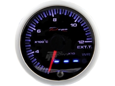 Depo Racing Датчик температуры выхлоп.газов EGT,Цифровой доп.диспл. Тревога,2 цвет.(60мм) в Новосибирске