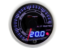 Depo Racing Датчик A/F пропорций топливной смеси ,Цифровой доп.диспл.,Тревога,2 цвет.(60мм) в Новосибирске