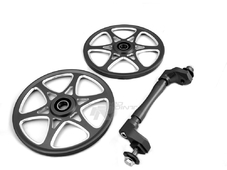 IceAge Комплект колес 9'' для POLARIS под райлы Ice Age  (ось 8'' на 9''-колеса алюм.9'' JL-W) черн. в Новосибирске