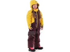 DragonFly Зимний детский комбинезон DF Junior Purple-yellow 2020 (рост 140-146) в Новосибирске