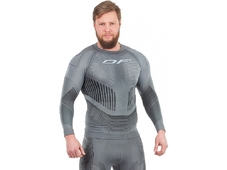 DragonFly Термофутболка DF 3DThermo Grey с длинным рукавом (размер M) в Новосибирске