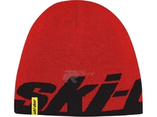 BRP Шапка Ski-doo Reversible beanie Red двухсторонняя красный/черный (универсальный размер) в Новосибирске