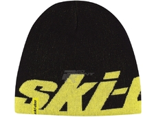BRP Шапка Ski-doo Reversible beanie Sunburst двухсторонняя черный/лимон (универсальный размер) в Новосибирске