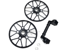 TKI Комплект установки колёс Jenni 10'' для SKI-DOO G4 ось смещения 1 INCH/2 WHEEL в комплекте (черный) в Новосибирске