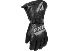 FXR Перчатки Leather Gauntlet кожаные черный (размер 2XL) в Новосибирске