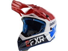 FXR Шлем Helium Race Div Red/White/Navy/Blue (размер M) в Новосибирске