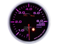 Depo Racing Датчик давление топлива,Тревога, Пики, 7 цветов подсветка  (60мм)