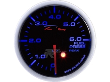 Depo Racing Датчик давление топлива,Тревога, Пики, 7 цветов подсветка  (60мм)
