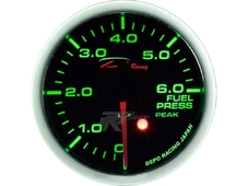 Depo Racing Датчик давление топлива,Тревога, Пики, 7 цветов подсветка  (60мм)