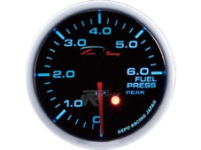 Depo Racing Датчик давление топлива,Тревога, Пики, 7 цветов подсветка  (60мм)