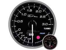 Depo Racing Датчик давление турбины до 3.0 BAR, Тревога, Пики, 2 цвета подсветки (60мм) в Новосибирске