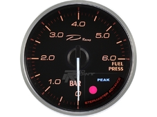 Depo Racing Датчик давление топлива, Тревога, Пики, 2 цвета подсветки (60мм)