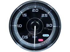 Depo Racing Датчик давление турбины до 3.0 BAR, Тревога, Пики, 2 цвета подсветки (60мм) в Новосибирске