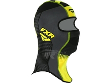 FXR Балаклава Shredder Tech Black/Char/HiVis (универсальный размер) в Новосибирске