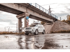 Koffer Автобокс 425 BONUS - обьём 425 литров / размер 171 х 82 х 43 см / серый матовый / двусторонний