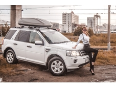 Koffer Автобокс 425 BONUS - обьём 425 литров / размер 171 х 82 х 43 см / серый матовый / двусторонний
